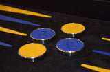 Black-Cobalt-Marigold Tournament Style Backgammon Set